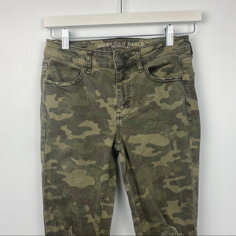 American Eagle Outfitters Camo Jegging Size 6 - Picture 3 of 10